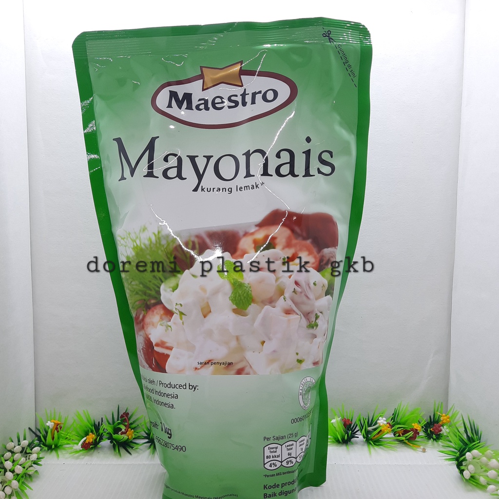 

Maestro Mayonais 1Kg / Mayo Maestro 1kg / mayones salad / salad buah dressing /mayones enak / mayonais 1kg