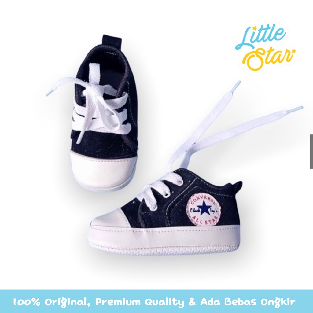 Sepatu Prewalker Anak Bayi Little Star Tipe Converse