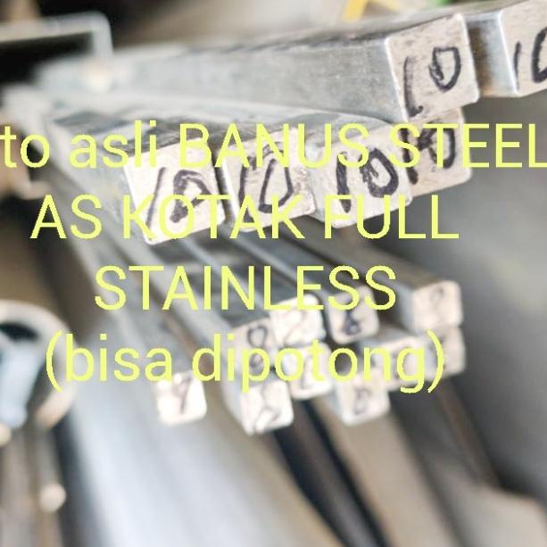 AS kotak stainless 304 5 mm x 5 mm x 6 mtr full stainless 5 x 5 mm