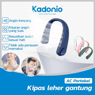 KADONIO Kipas Angin Leher Portable Gantung Leher USB Tanpa Baling Baling KL-FN26