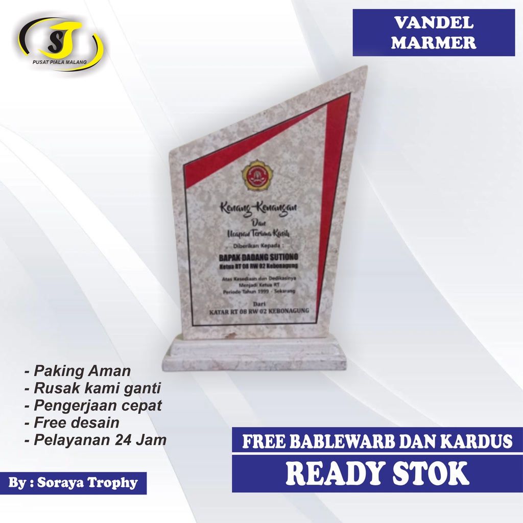 CINDERAMATA VANDEL MARMER LANCIP / VANDEL MARMER PERPISAHAN / VANDEL MARMER WISUDA / VANDEL PKL DAN KKN / VANDEL