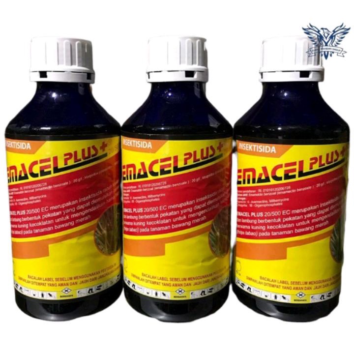 Insektisida Emacel Plus 1 Liter Bahan Aktif Emamectin Benzoat + Klorpirifos 500g/l