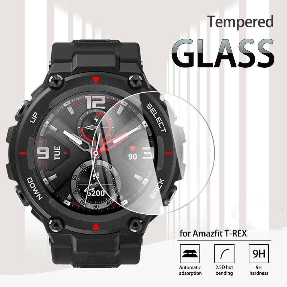 Tempered Glass Pelindung Lensa Kamera Smartwatch Amazfit T-Rex 2