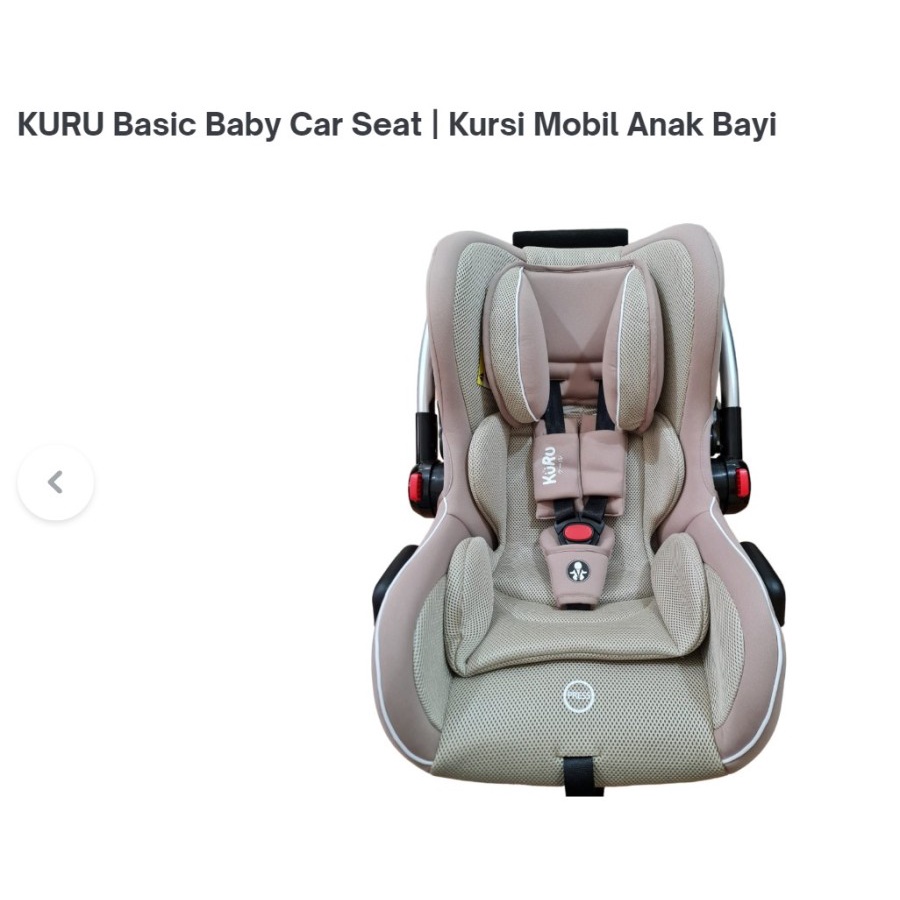 KURU Basic Baby Car Seat | Kursi Mobil Anak Bayi