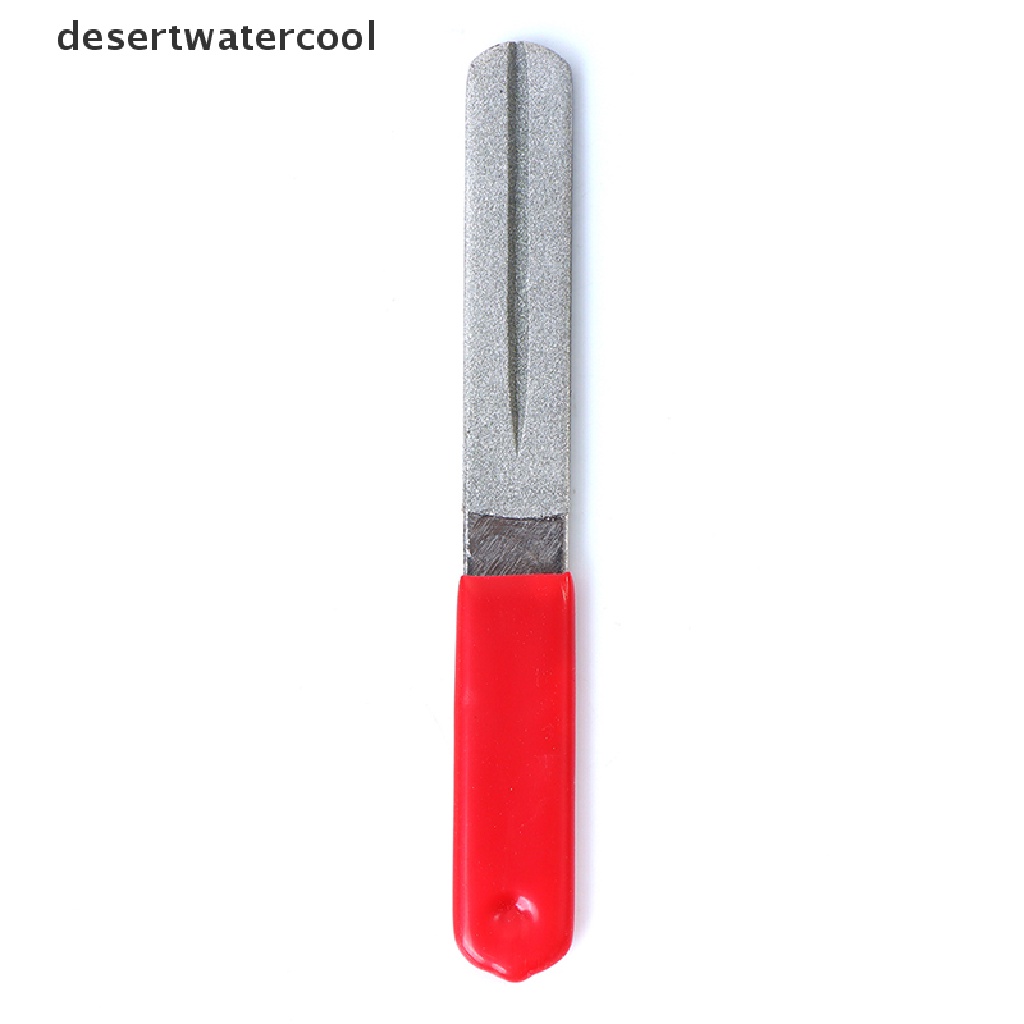 Deid 1pc Alat Pengasah Kail Pancing Bahan Berlian