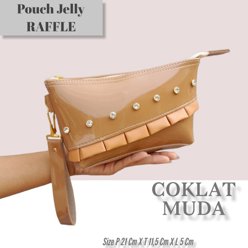 POUCH JELLY RUFFLE /DOMPET KEKINIAN SERBAGUNA