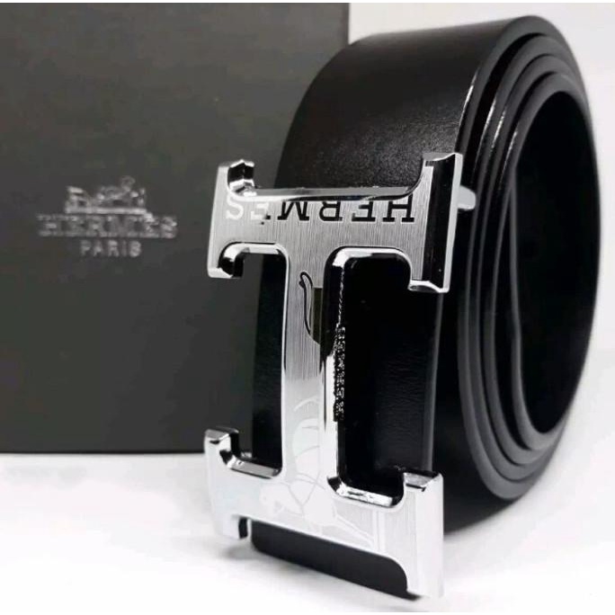 Ikat Pinggang Pria Hermes Kulit Import Asli