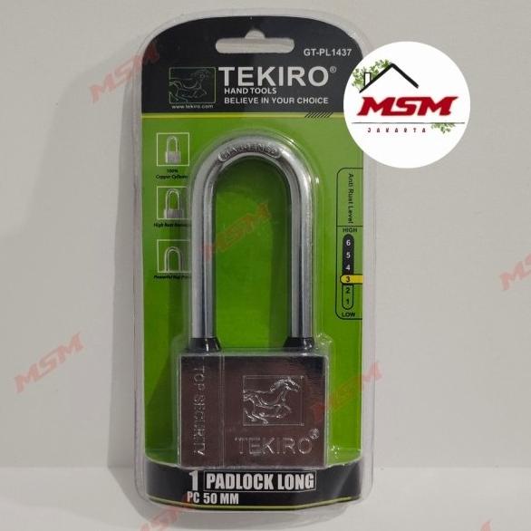 Gembok Pagar Anti Karat Leher Panjang 50Mm Tekiro