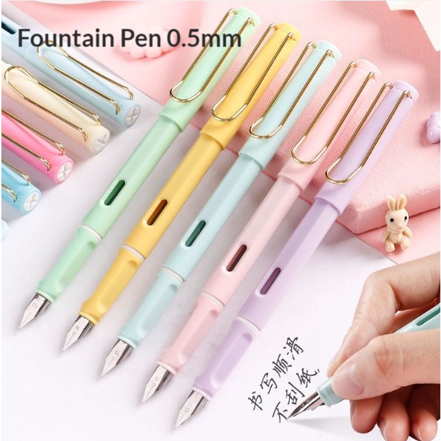 

PULPEN FOUNTAIN PEN 0.5mm /pulpen/ink Pen for student Use GUDDLIFE