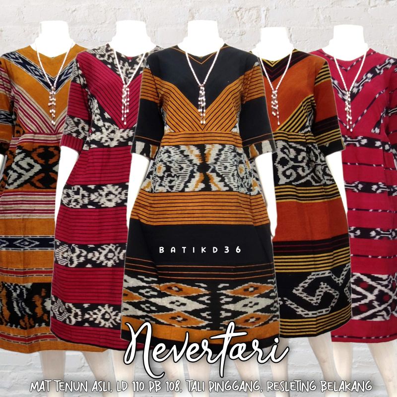 Tunik tenun troso Nevertari #2 premium cocok untuk ibu&quot; remaja Kekinian