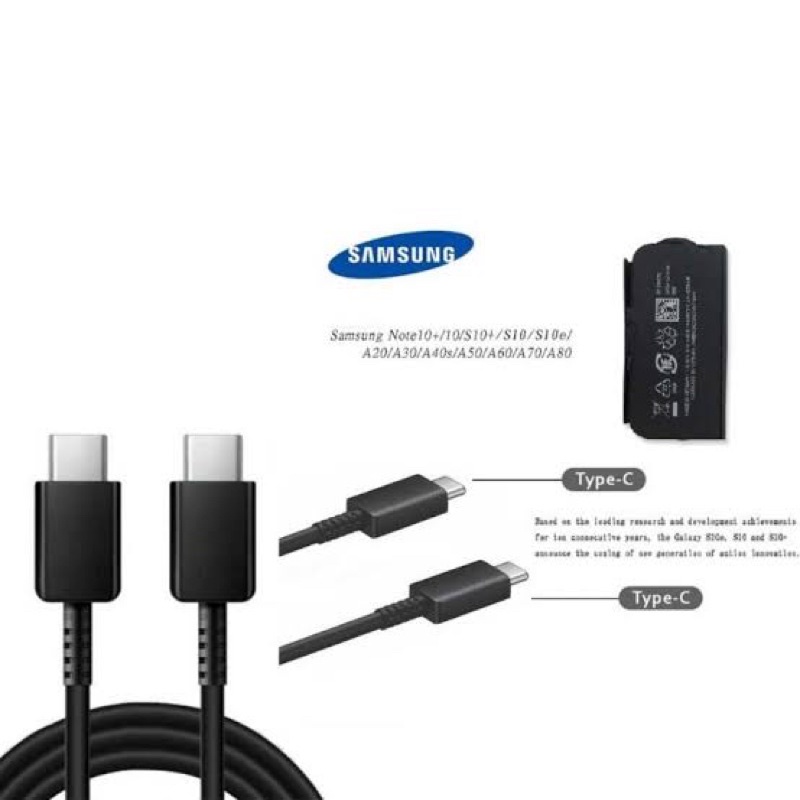 Kabel Data Samsung Type C to Type C Original Fast Charging