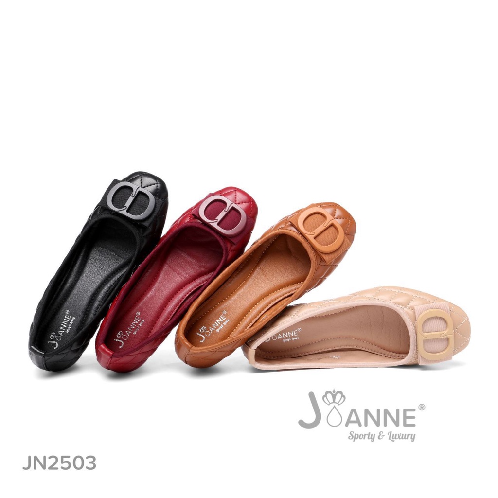 JOANNE JN2503 Sepatu wedges wanita