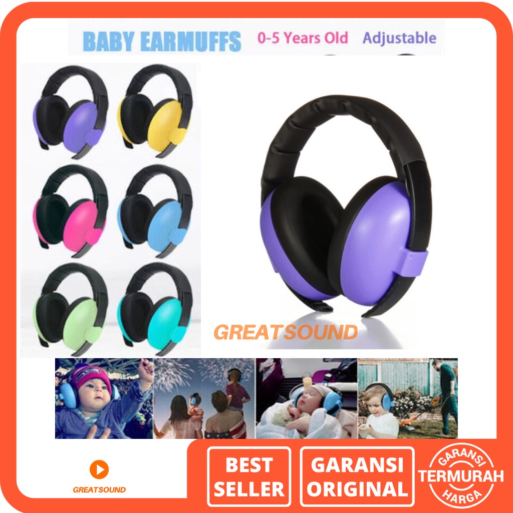 Earmuff Bayi Earmuff Baby Penutup Telinga Bayi Anti Bising Earmuff Anak Ear Muff Anak Ear Muff Bayi