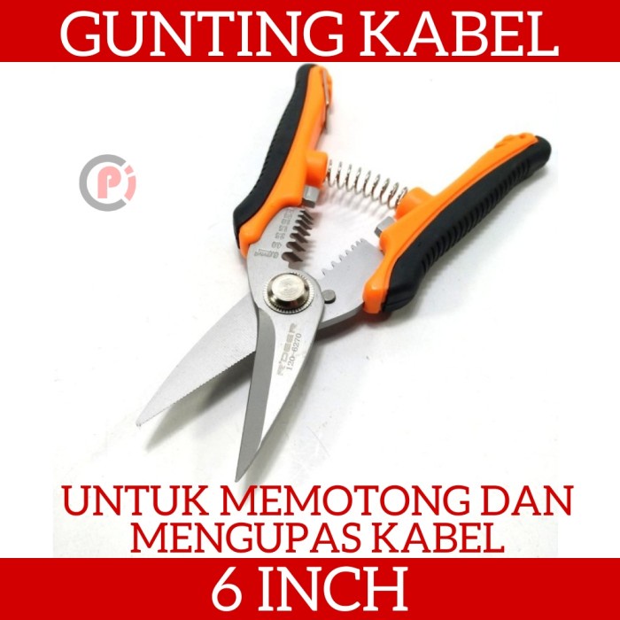 YTH 6 Inch Gunting Khusus Kabel Listrik Untuk Memotong Dan Mengupas