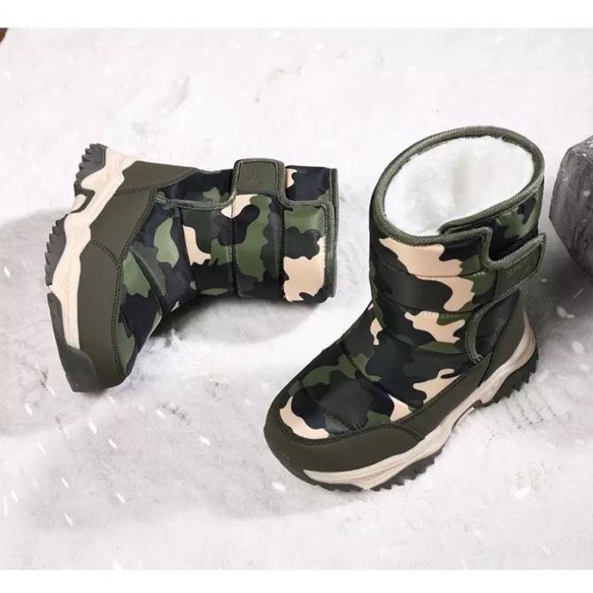 Boots Winter Anak Anti Air Waterproof Snow Boots For Kids