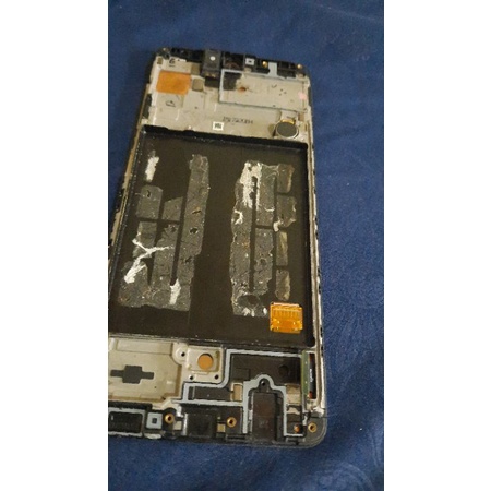 lcd+ fream ori copotan samsung A51  Normal free Batre
