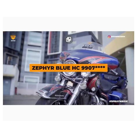 Pilox Diton Premium Harley Zephyr Blue HC 9907 400ml Warna Biru Metalik Metallic H 9907 H9907 pilok pylox pylokMotor HC9907