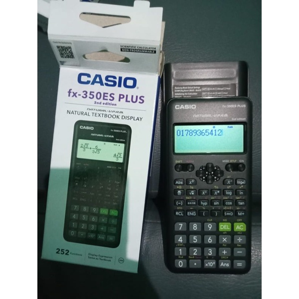 

kalkulator casio fx-350 ES PLUS