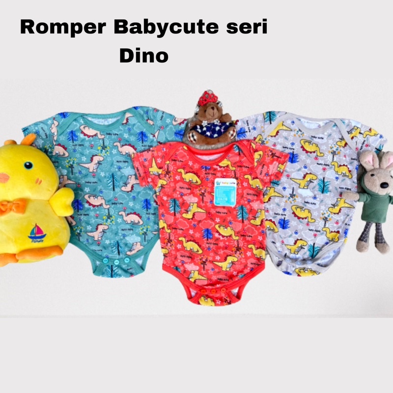 Paket Stelan Mix Dino Set Romper Swaddle Baju dan celana Bayi topi sarung tangan Baru Lahir SNI,Oeko-tex Promo 8.8