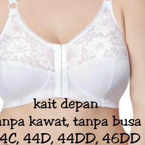 bra big size export jumbo murah bukaan kait depan 38 40 42 44 46 48 50 - 44D
