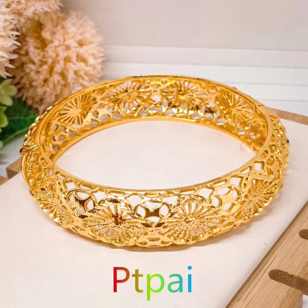 Gelang Kroncong xuping perhiasan lapis Emas 24k