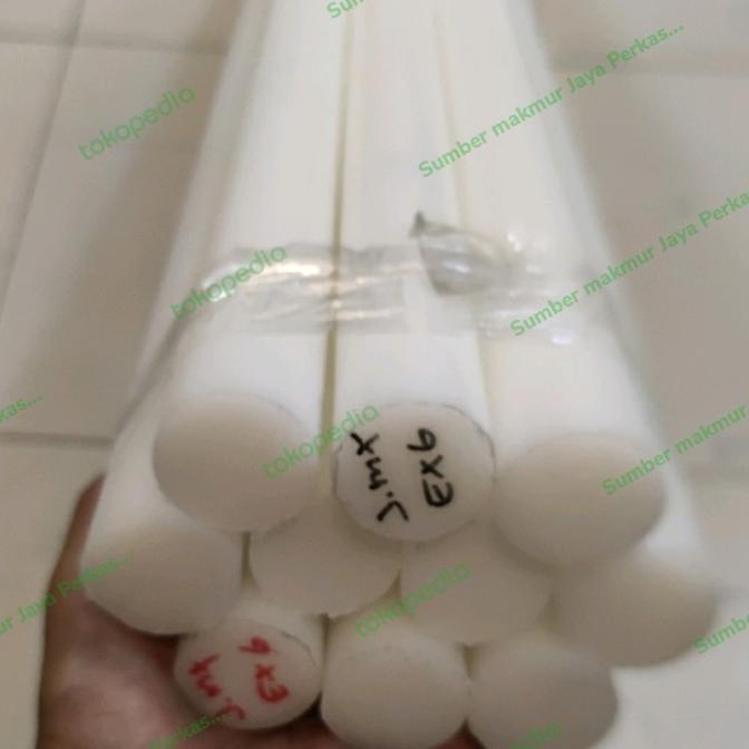 Nylon PE Rod 50mm x 100cm ( Nylon PE Putih Batangan )