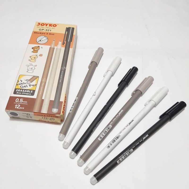 

Bulpen Joyko Gel Pen Shokyo 3 Gel GP-321(Pena bisa Dihapus)