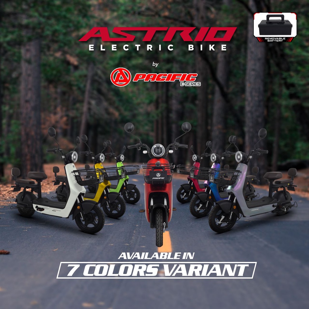 Sepeda Listrik PACIFIC Astrio / Elektrik Bike Aki Charger Pacific