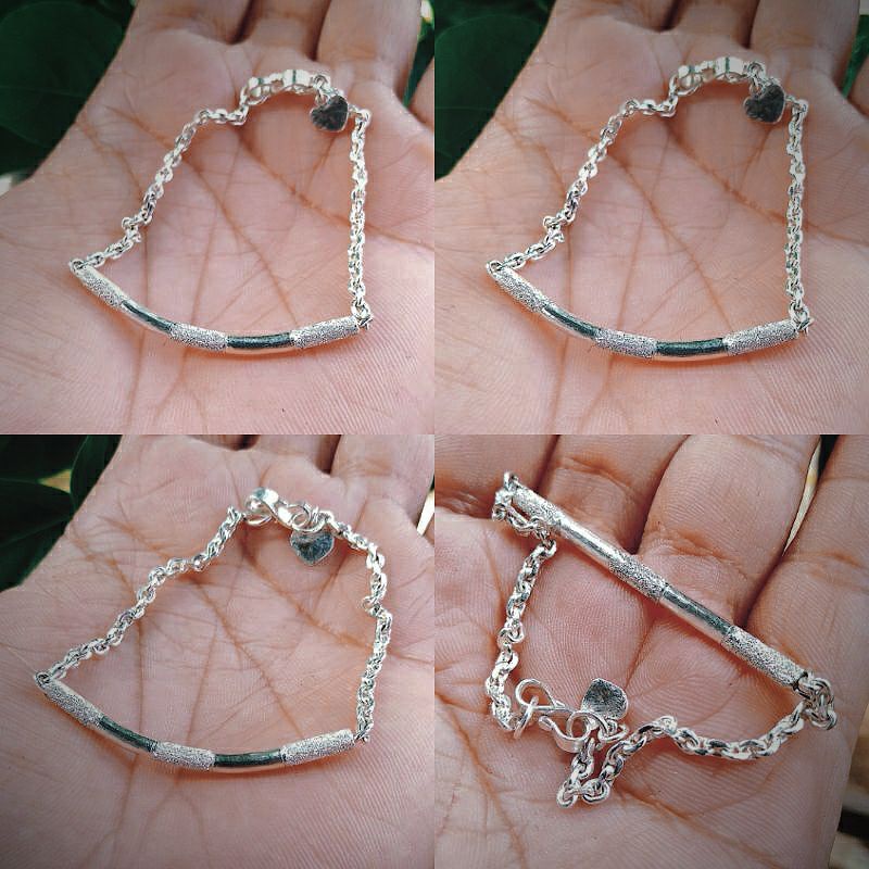 Gelang / rantai tangan perak murni