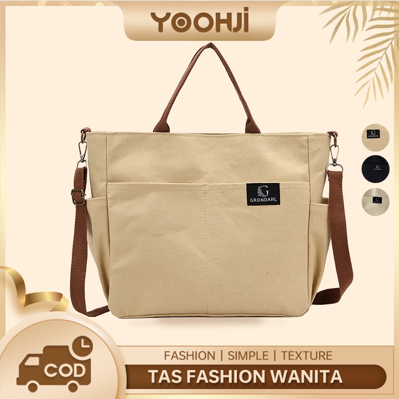 Yoohui BB028 Tote Bag Wanita Tas Selempang Wanita Tas Nilon Tas Wanita Tas Selempang Bahu Tas Bahu K