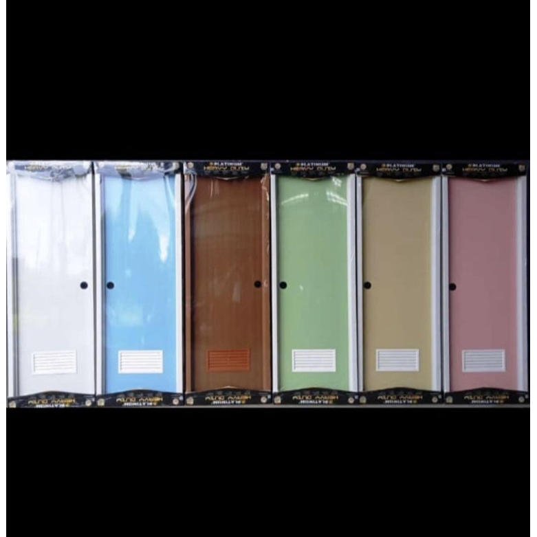 PINTU kamar mandi PVC PLATINUM HEAVY DUTY TEBAL