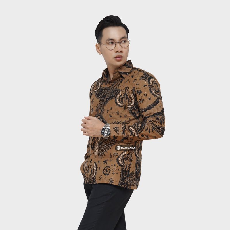 SEKAR JAGAD KEMEJA BATIK PRIA LAPIS FURING SILMFIT