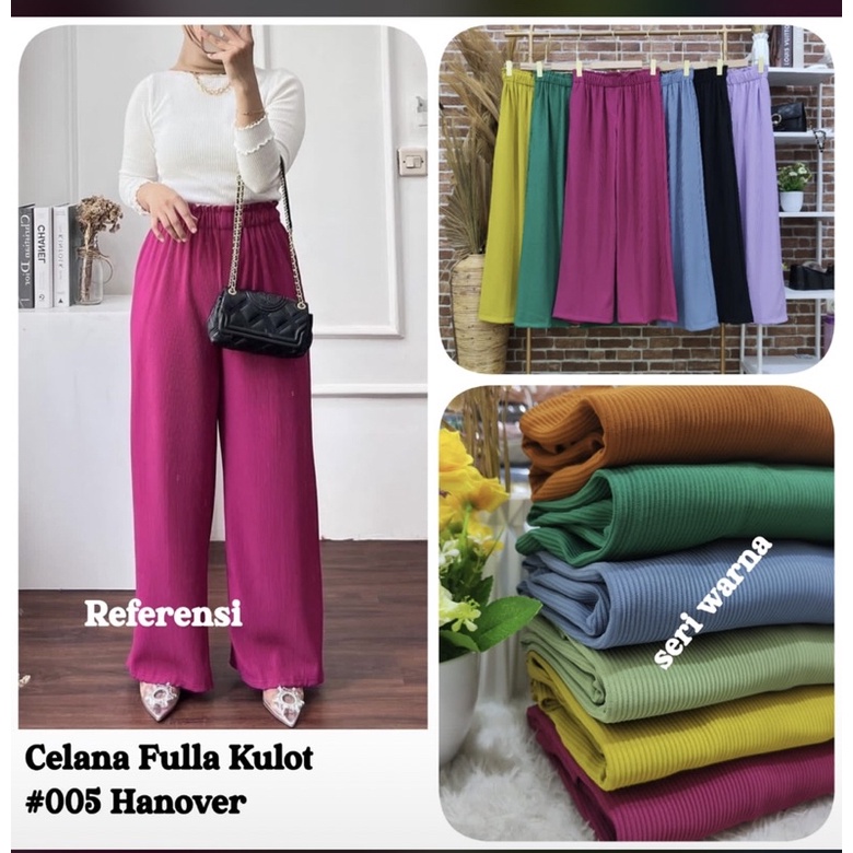 001 celana kulot bahan hanover merk clarke tanpa tali