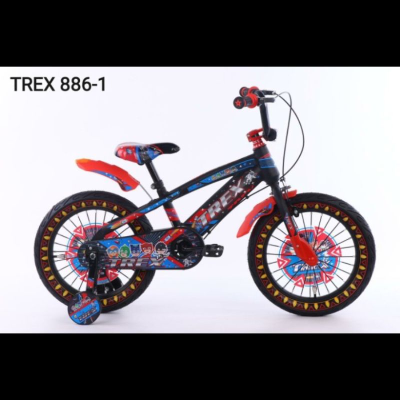 Sepeda Anak BMX TREX ONYX 886 1 16 inch Ban Besar Jumbo Gendut 16 inci x 3.0 30 Umur 4 - 7 Tahun