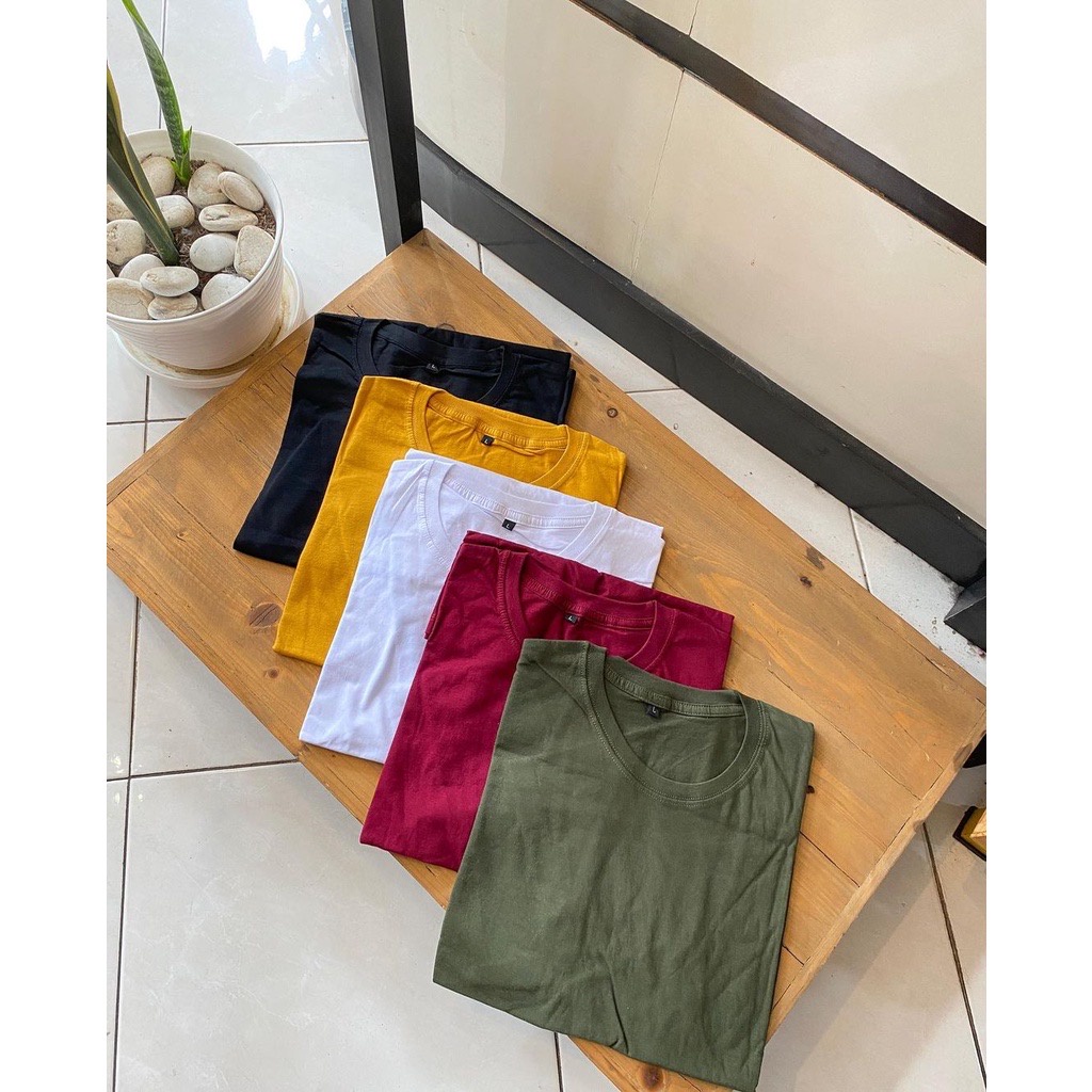 KAOS POLOS LENGAN PENDEK COMBED 30S PREMIUM