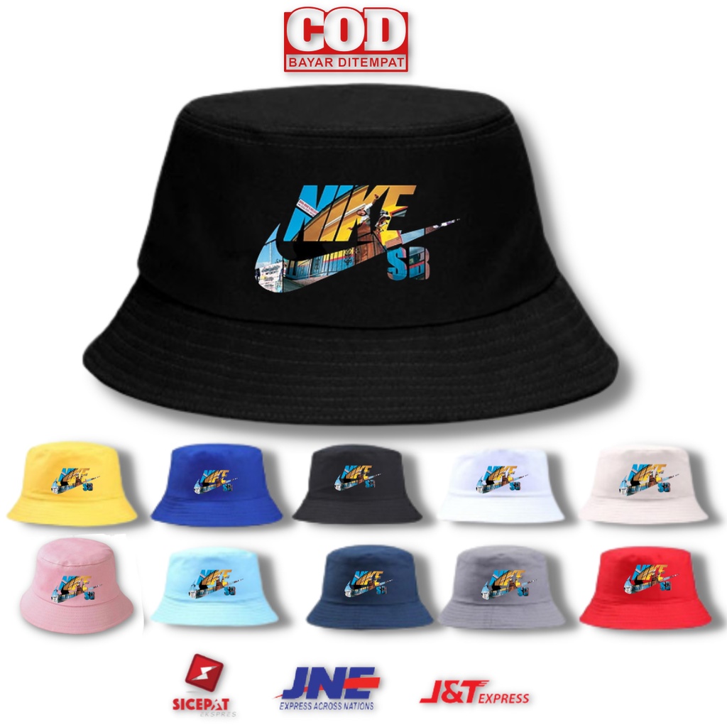 PROMO TOPI BUCKET HAT DEWASA ANAK MODEL SPORT NIKE KUALITAS PREMIUM