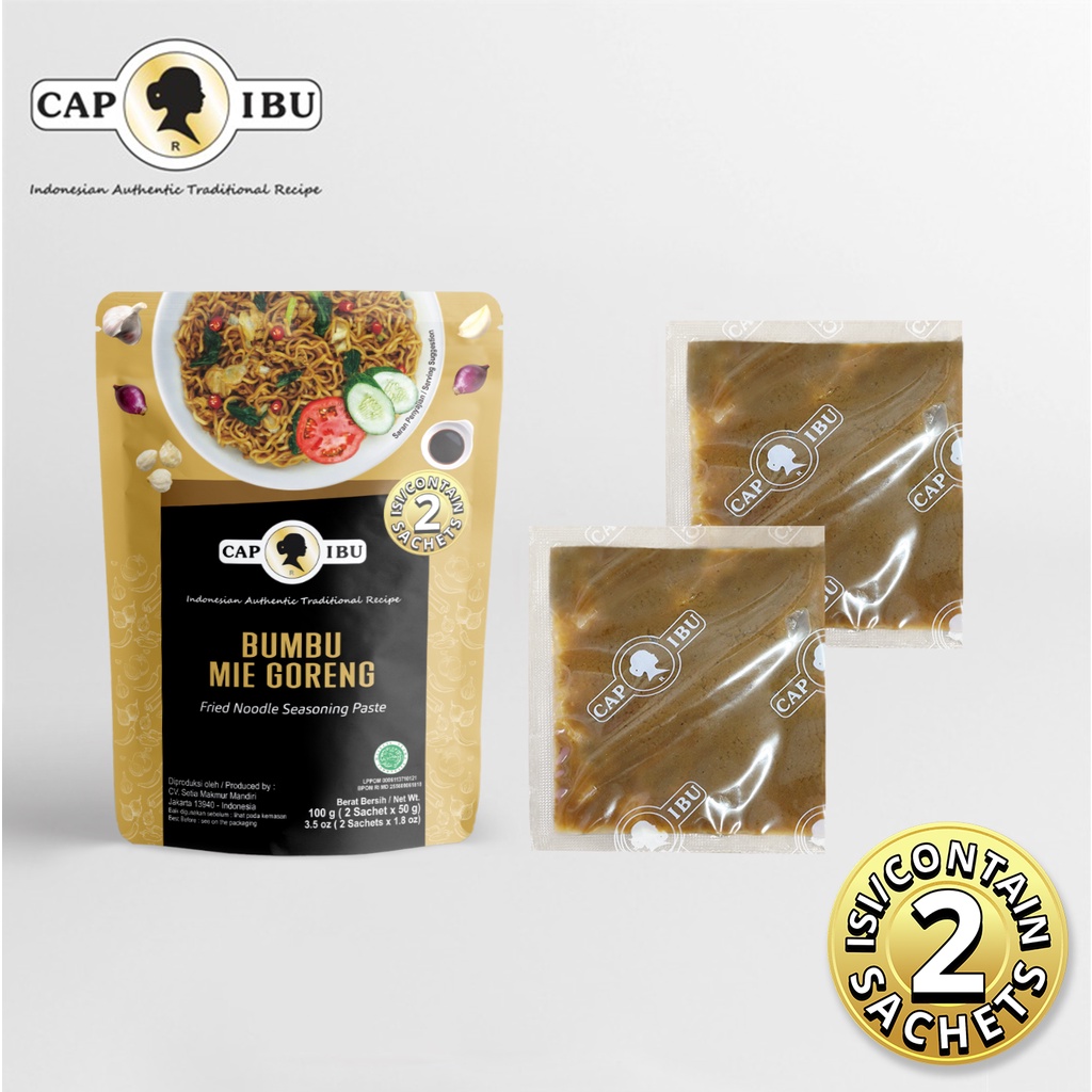 Cap Ibu Bumbu Mie Goreng Pouch Sachet 50gx 2 pcs