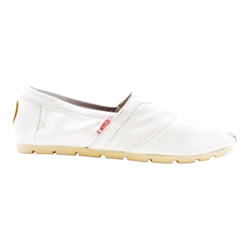 SEPATU WAKAI SLIP ON SEPATU PRIA Casual Original White