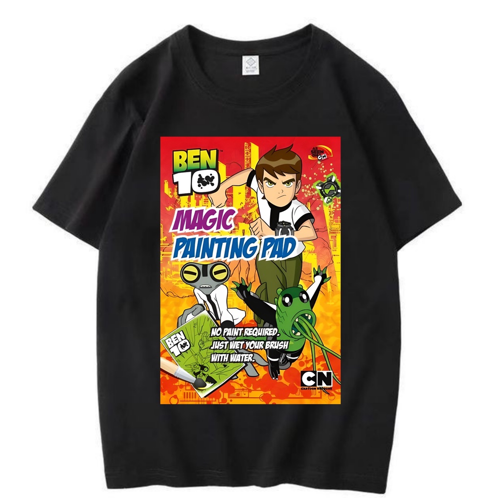 T SHIRT BEN 10 MAGIC PAINTING- KAOS BAJU FILM BEN 10 KARTUN ALIEN TERLARIS TERMURAH
