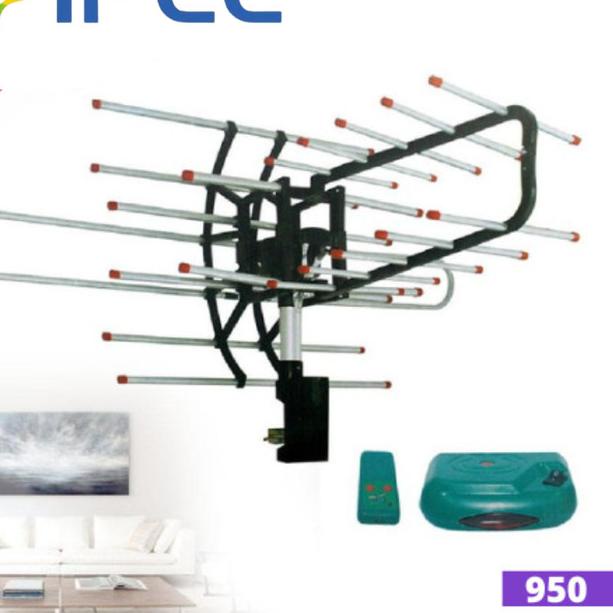 Antena TV digital Outdoor / Luar + Remote + Booster TV Q 950