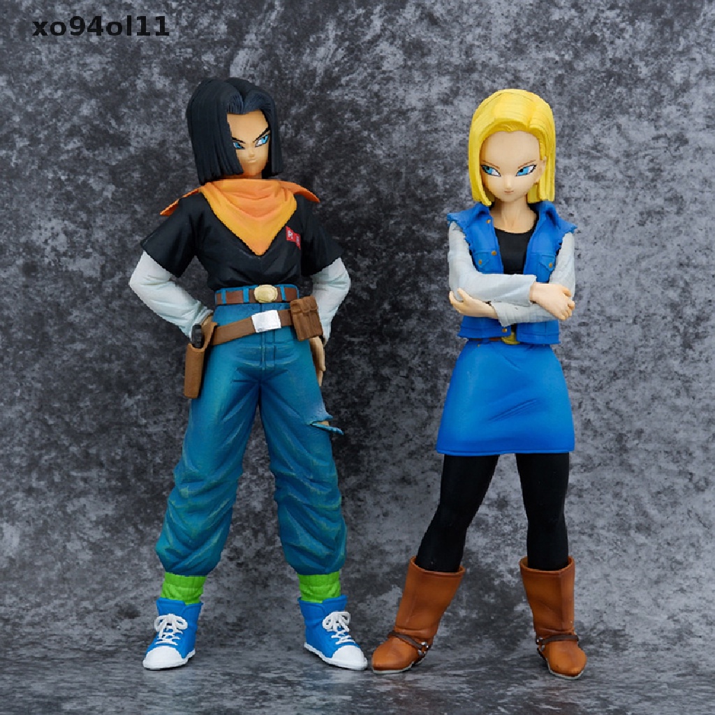 Xo Mainan Action Figure Anime Dragon Ball Z Android 17 18 Bahan PVC Ukuran 24CM Untuk Koleksi