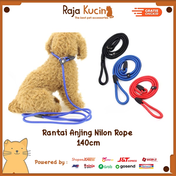 Rantai anjing nilon rope 140cm