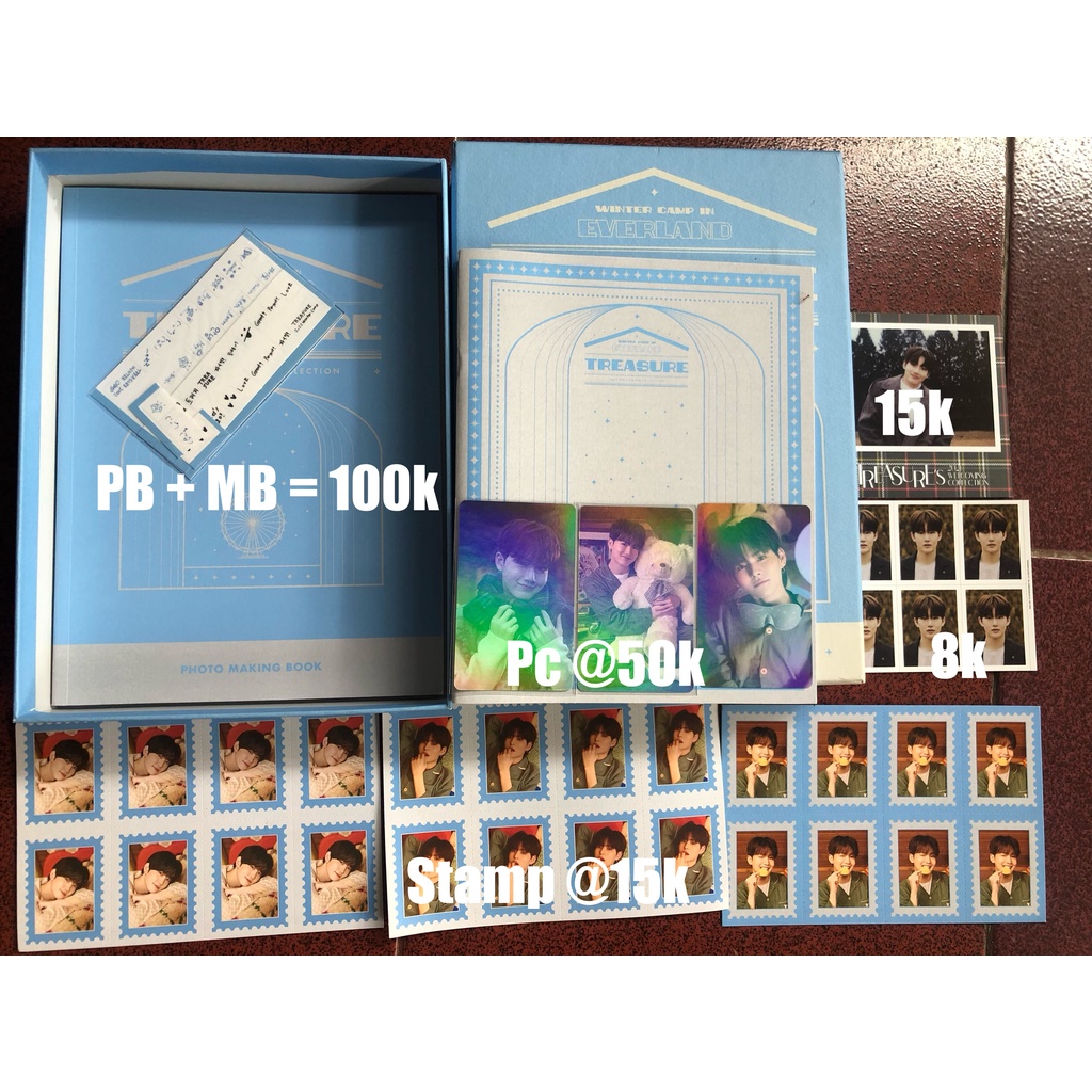 Photocard Photobook Making Book Treasure Welcoming Collection Winter Camp Junkyu Yoshi Mashiho