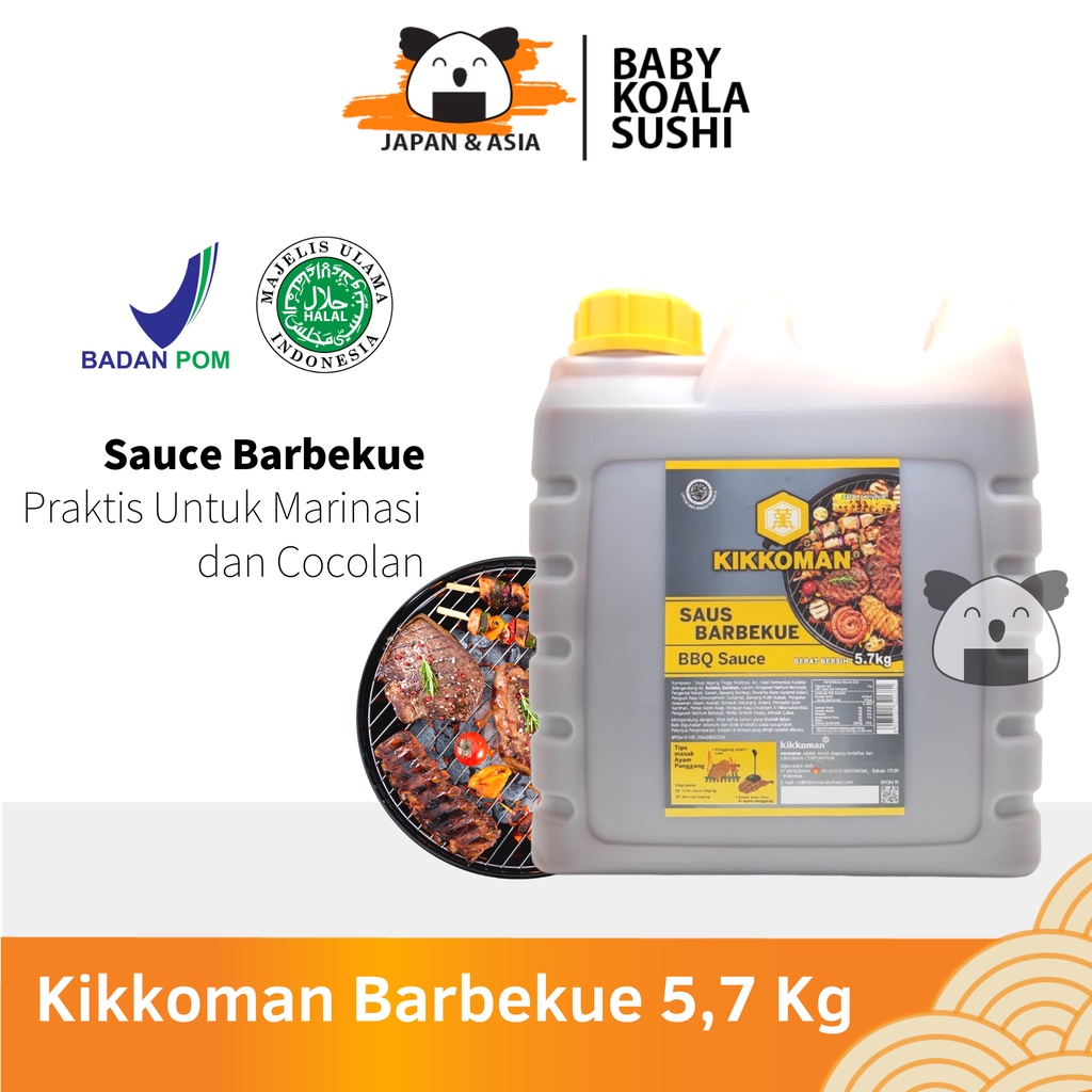 KIKKOMAN Honey Barbeque 5,7 Kg Halal