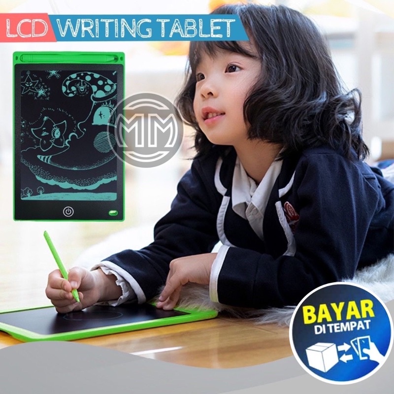 Mainan Papan Tulis Hapus Board Digital Pad Edukasi Pen Gambar LCD Drawing Writing Tablet 8.5 Inch