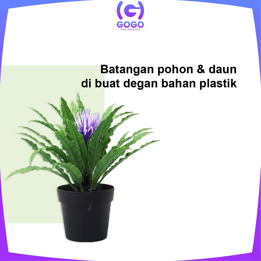 GOGO-C600 C605 Bunga Artificial Dekorasi Rumah Hiasan Pajangan / Bunga Hias Plastik Dekorasi Meja / Tanaman Hias Artificial Flower