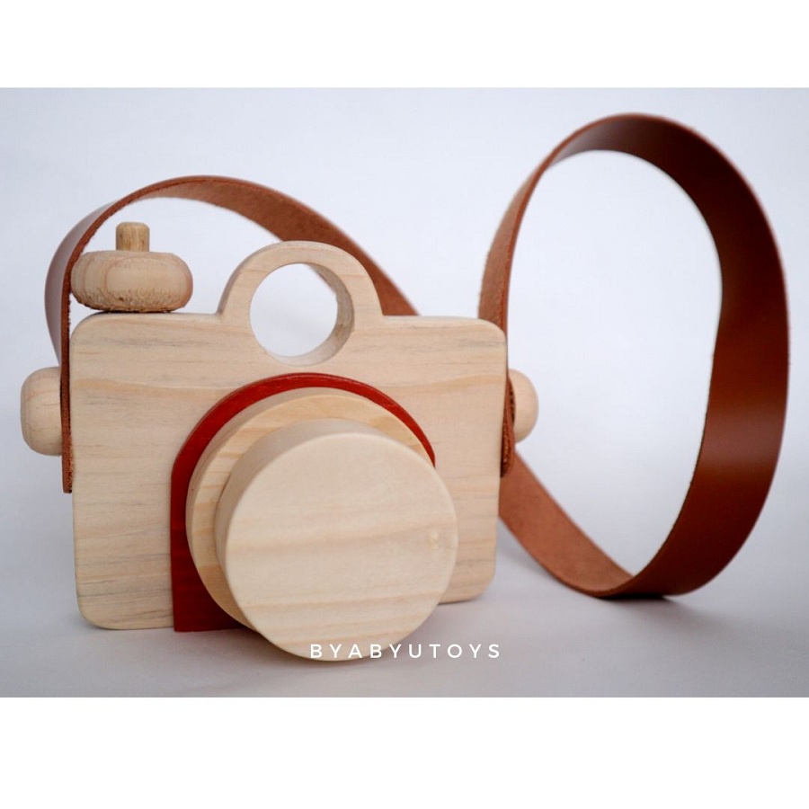 MAINAN KAMERA KAYU polaroid - Souvenir Ulang Tahun Anak