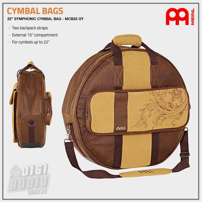 Tas Cymbal Drum Meinl Mcb22-Sy - 22 Inch Symphonic Cymbal & Stick Bag #Original