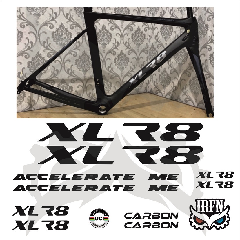 Stiker Frame Set XLR8 carbon