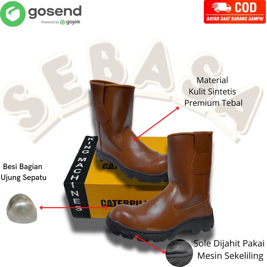 sepatu safety pelindung sepatu kerja